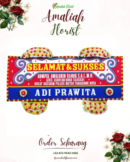Papan Bunga Ucapan Selamat Cilember